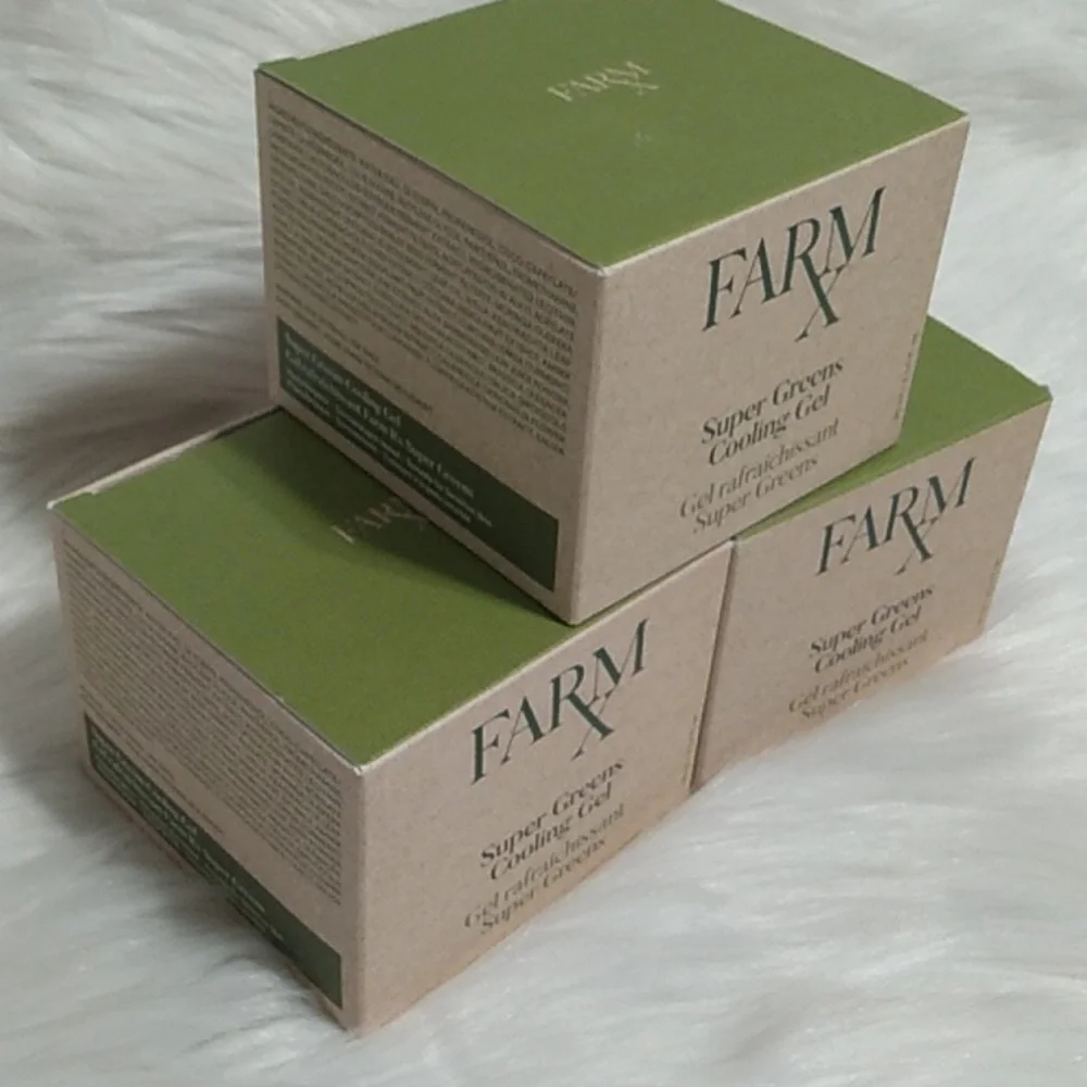(#13 BLACKSHELF) SALE! New Farm X Super Greens Cooling Gel 3.04oz.